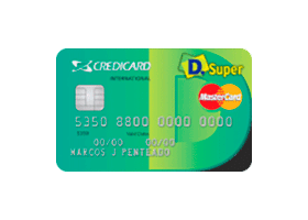 Cartão de Crédito Credicard D.Super Mastercard Internacional