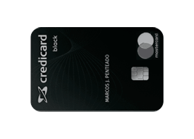 Cartão de Crédito Credicard Mastercard Black Internacional
