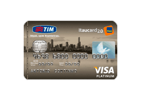 Cartão de Crédito Tim Itaucard 2.0 Visa Platinum Internacional