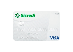 Cartão de Crédito Sicredi Touch Visa Internacional