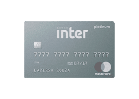 Cartão de Crédito Banco Inter Mastercard Platinum Internacional